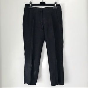 Vera Wang Collection Silk Cotton Trousers